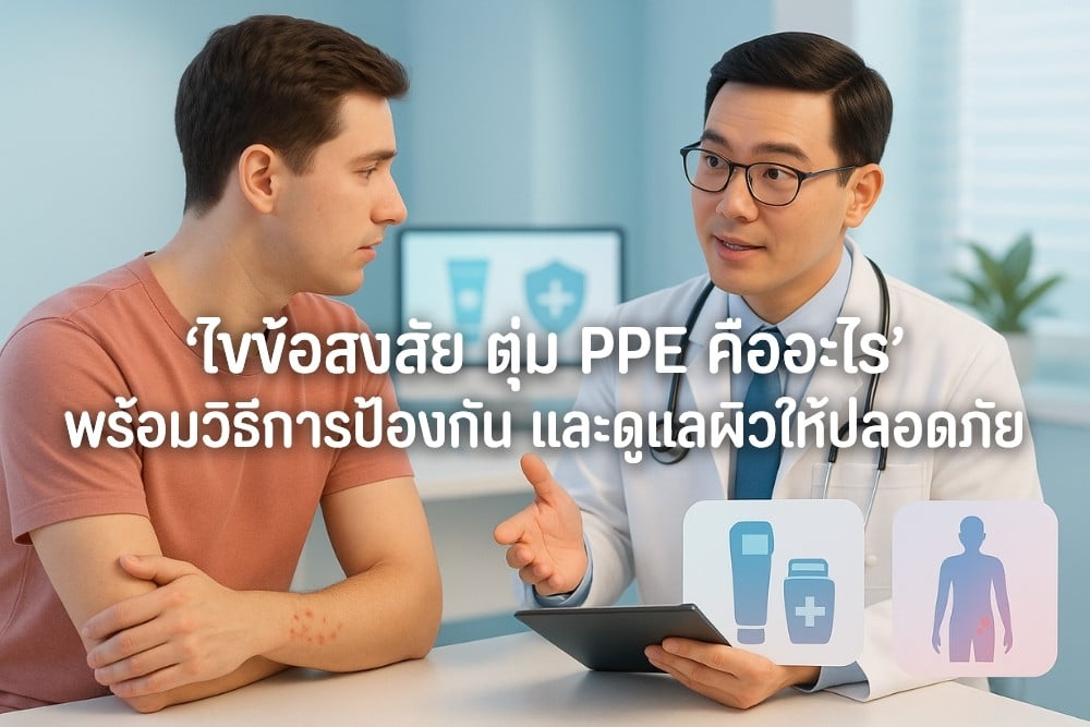 ผื่น PPE ในผู้มี HIV: ตุ่มคันเกิดจากอะไรและดูแลอย่างไร